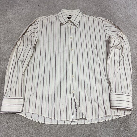 Ben Sherman Button Down Shirt Men’s Multicolored Striped Long Sleeve Size XL - Picture 1 of 13